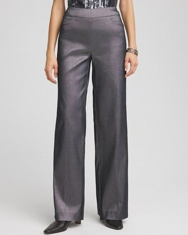 Silver Brigitte Wide Leg Pants | Chico's