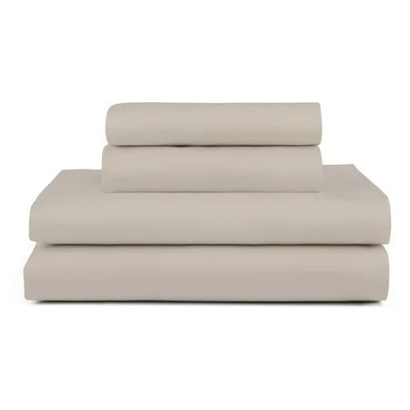 Allswell 4-Piece Soft & Silky Luxury 100% TENCEL™ Sheets Set, Cream Glaze, King | Walmart (US)