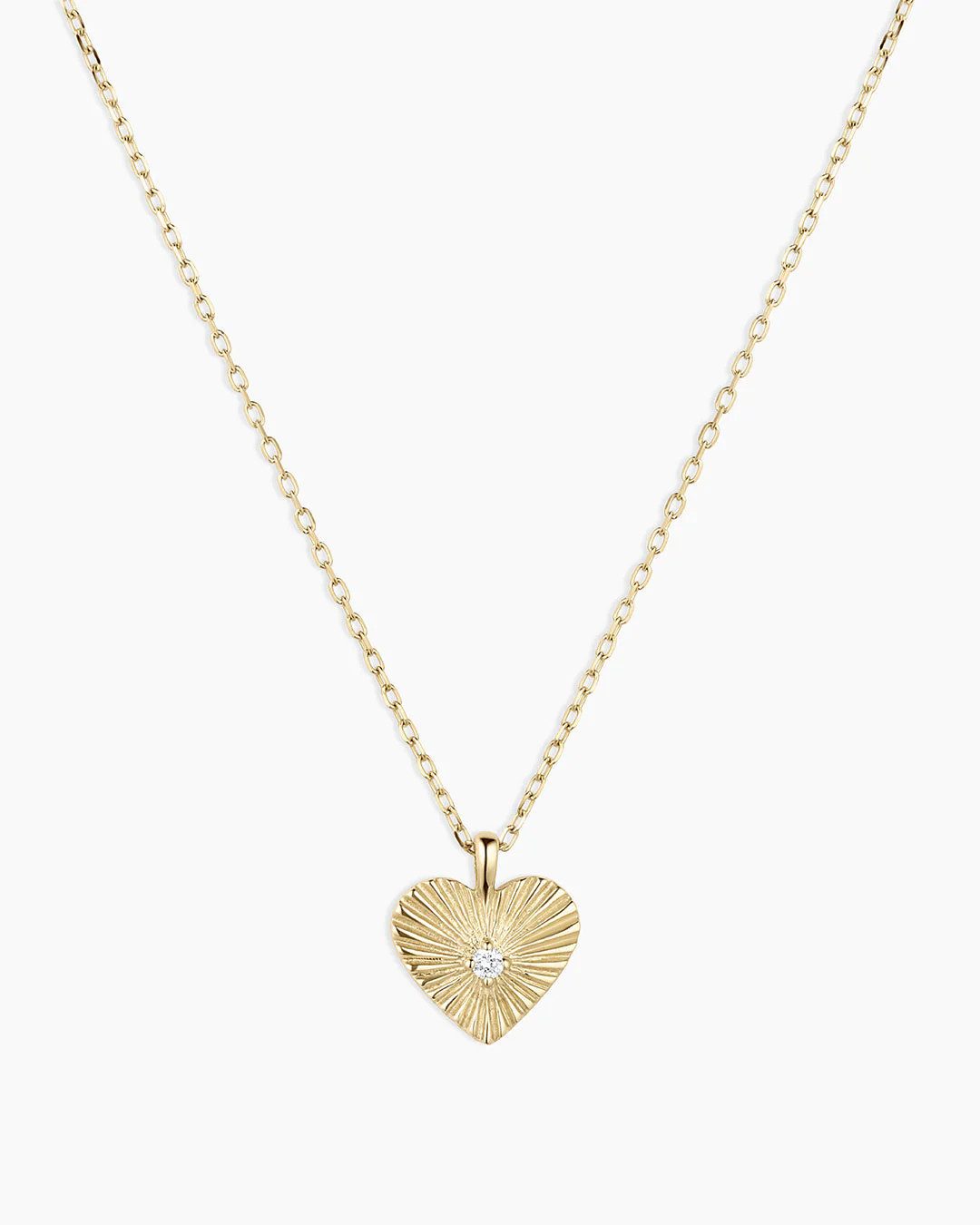 Diamond Vintage Heart Necklace | gorjana