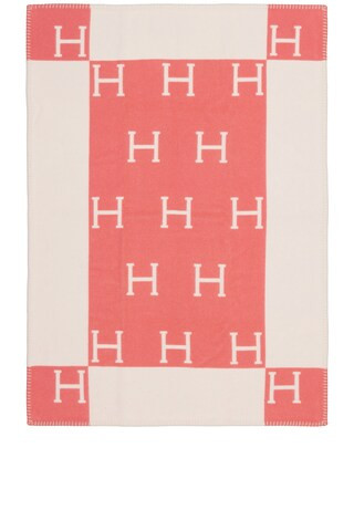 Hermes Avalon Blanket in Pink | FWRD 