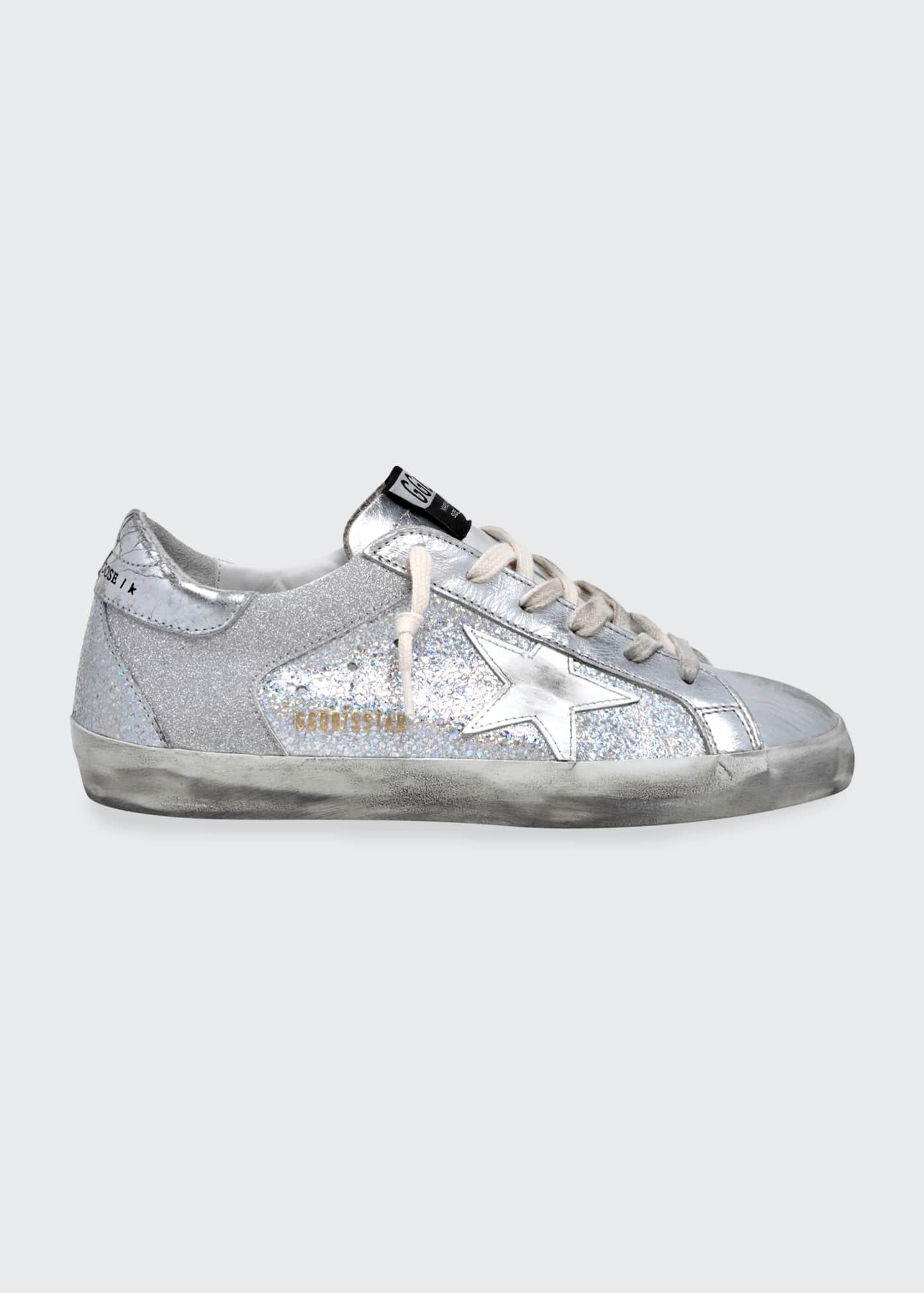 Superstar Metallic Glitter Sneakers | Bergdorf Goodman