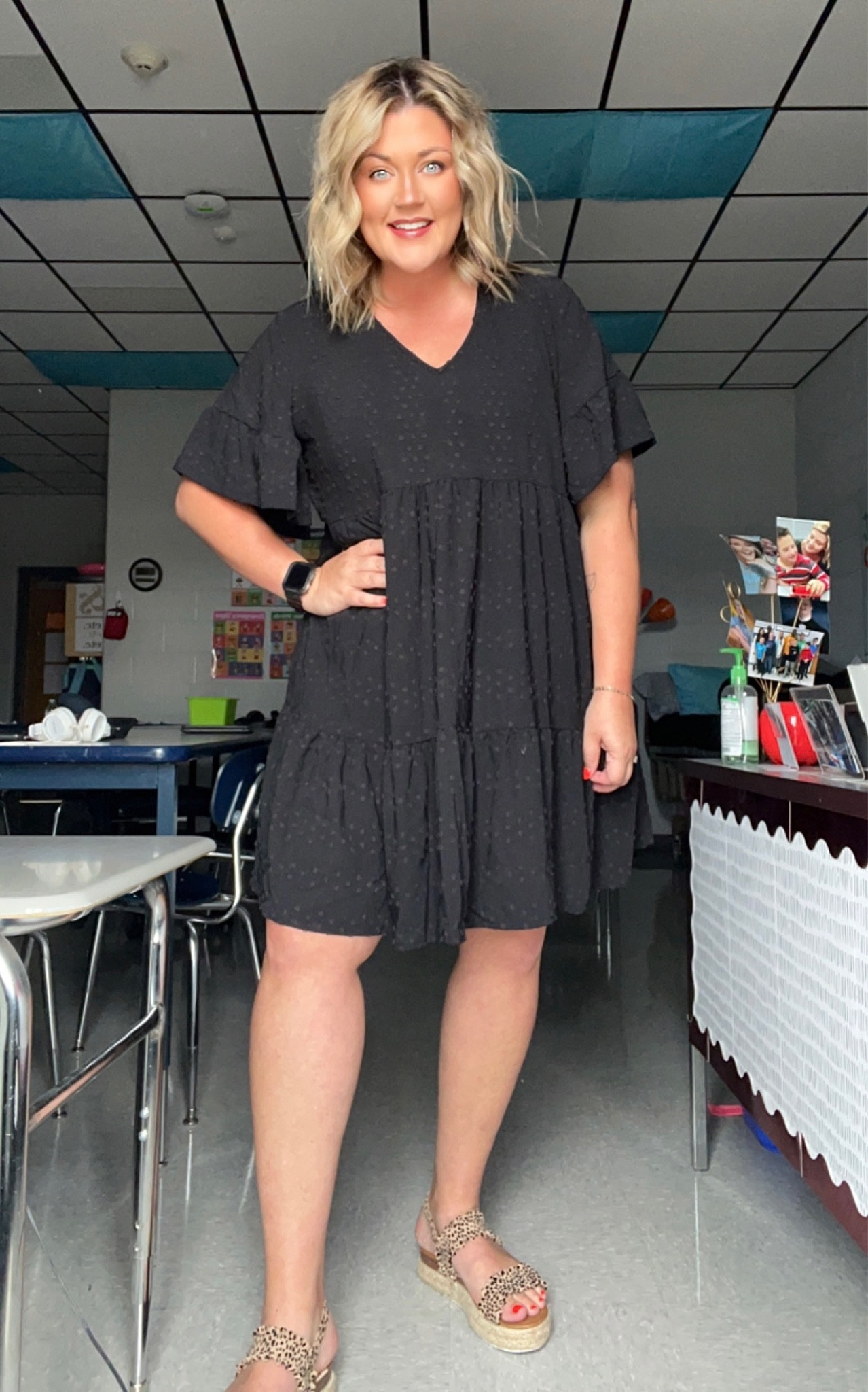 Thank you SHEIN for the most COMFORTABLE + FLATTERING Swiss Dot Flounce Sleeve Ruffle Hem Smock Dress, ever! 🖤 


#LTKunder50 #LTKshoecrush #LTKcurves