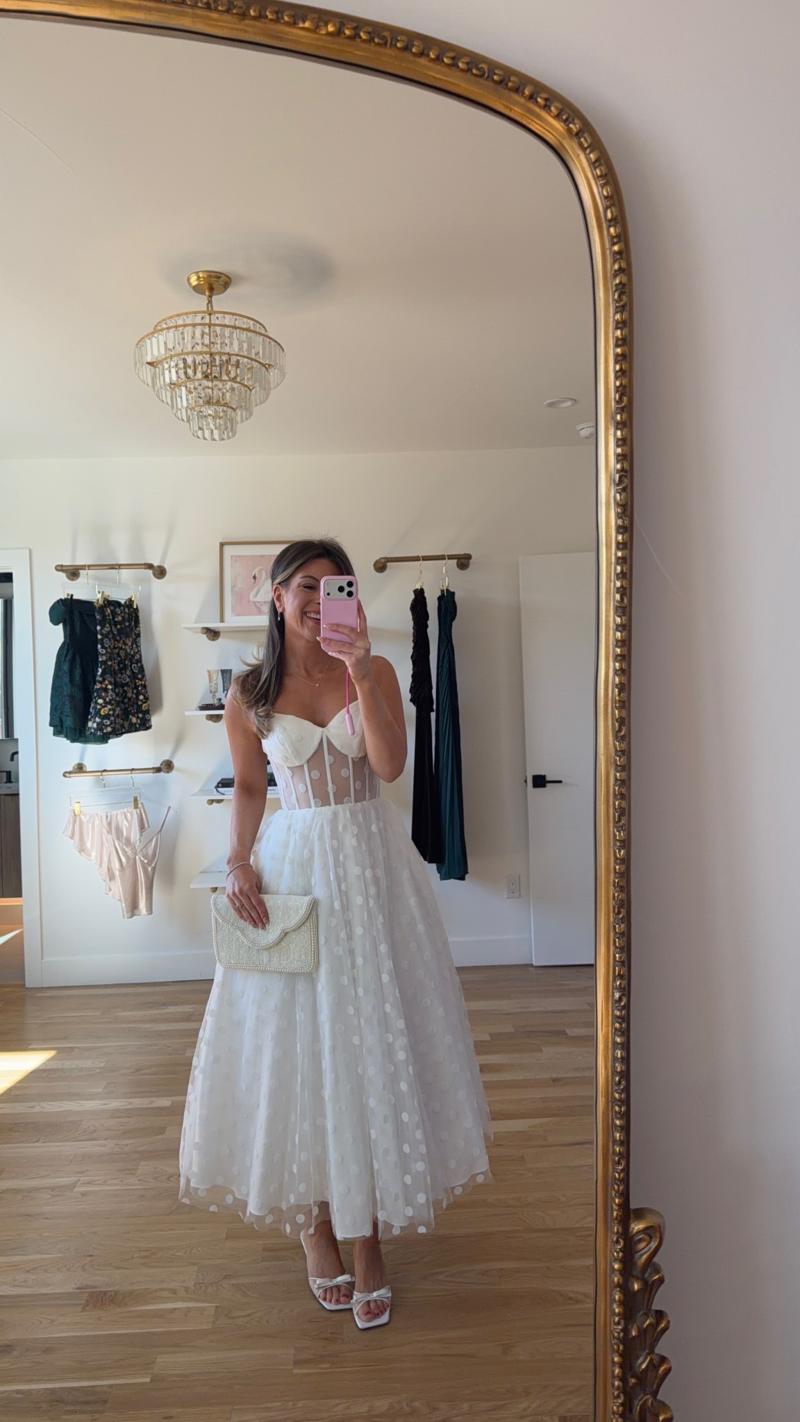 White polka dot tulle bridal or wedding ceremony dress

Mac duggal code: emerson10
Electric picks code: emerson20

Sized down to a 0

Wedding
Formal event
Bridal
Brides dress
Wedding ceremony
Special occasion

#LTKgrwm #LTKSeasonal #LTKWedding