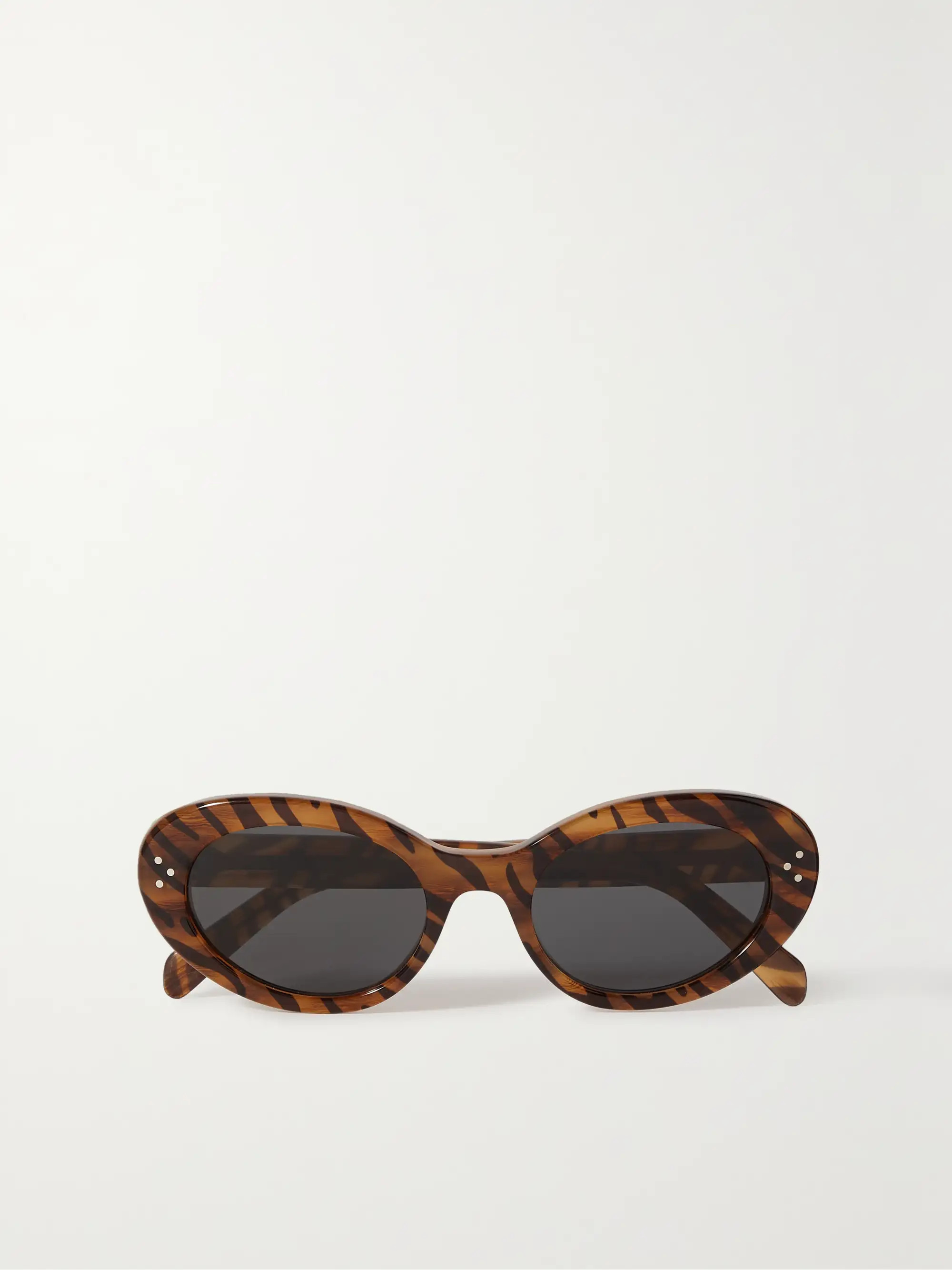Cat-eye tiger-print acetate sunglasses | NET-A-PORTER (US)