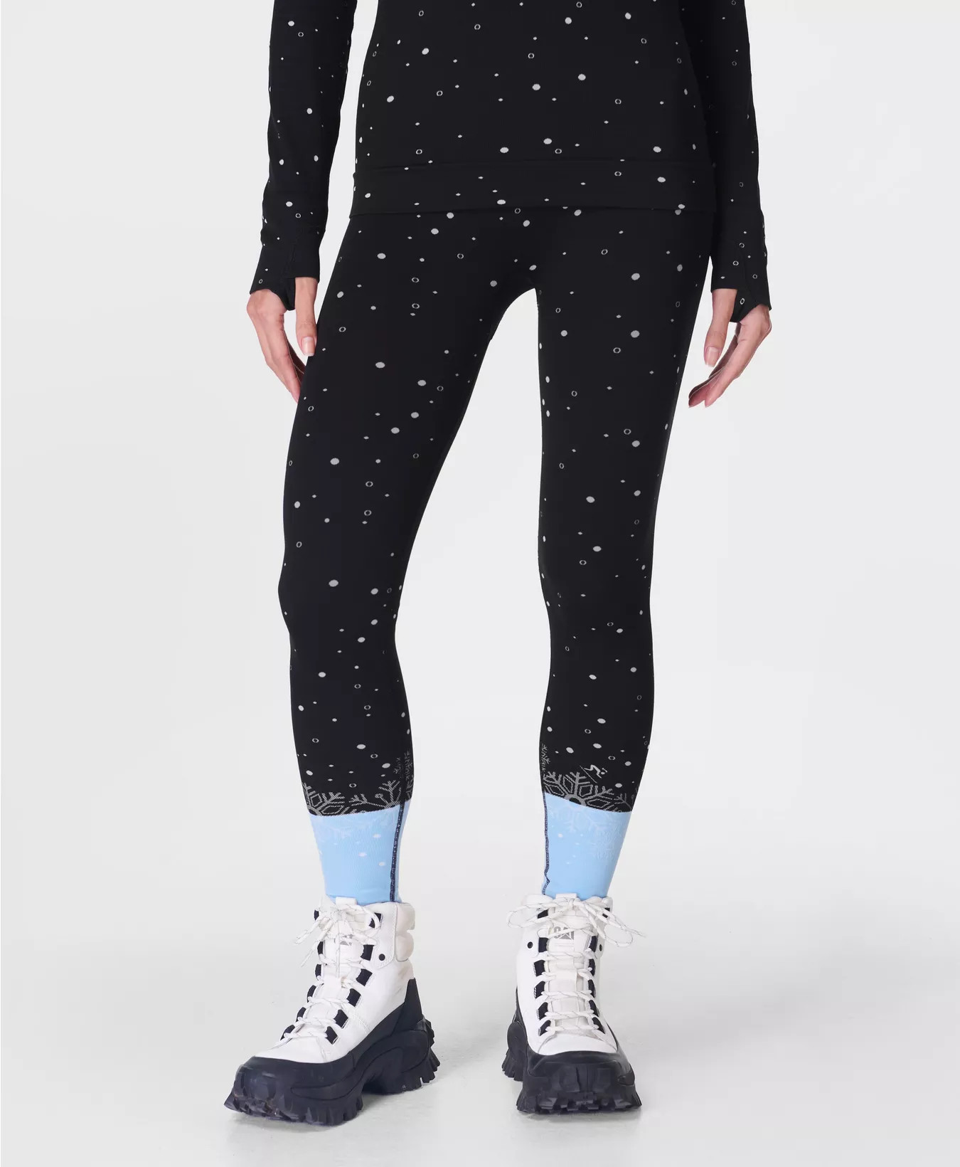 Snowflake Base Layer Legging | Sweaty Betty UK