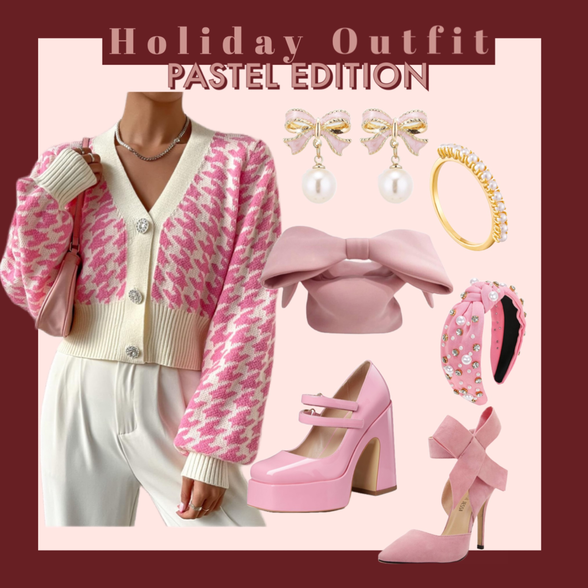 Pink Holiday Outfit 

Amazon finds, Amazon fashion, holiday outfit, Christmas outfit, plaid, tartan, houndstooth, bow, affordable fashion, Mary Jane, seasonal, holiday party, Christmas party, office party, holiday wear, velvet, headband, Pearl, elegant, old money, classy, luxury, elevated style, preppy, pink Christmas, Pearl 

#LTKstyletip #LTKSeasonal #LTKHoliday