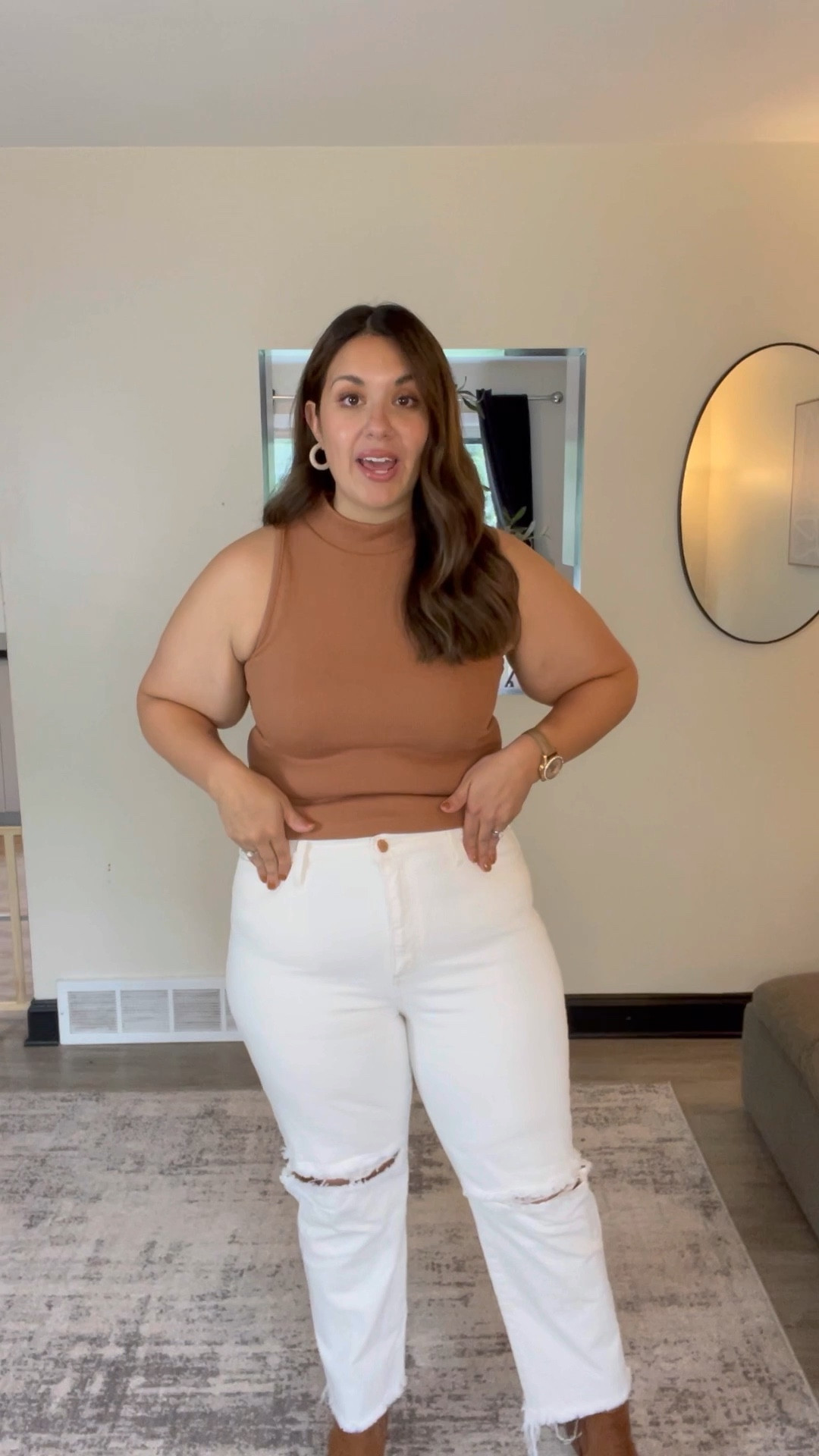 The perfect pair of white denim! These are a vintage white so more of an off white but seriously these are SO good!

Went with my regular size 16 and they fit perfectly! 💕


White Jeans
Affordable Jeans
Jeans under $35
Target Jeans
Target Finds 


#LTKstyletip #LTKunder50 #LTKcurves