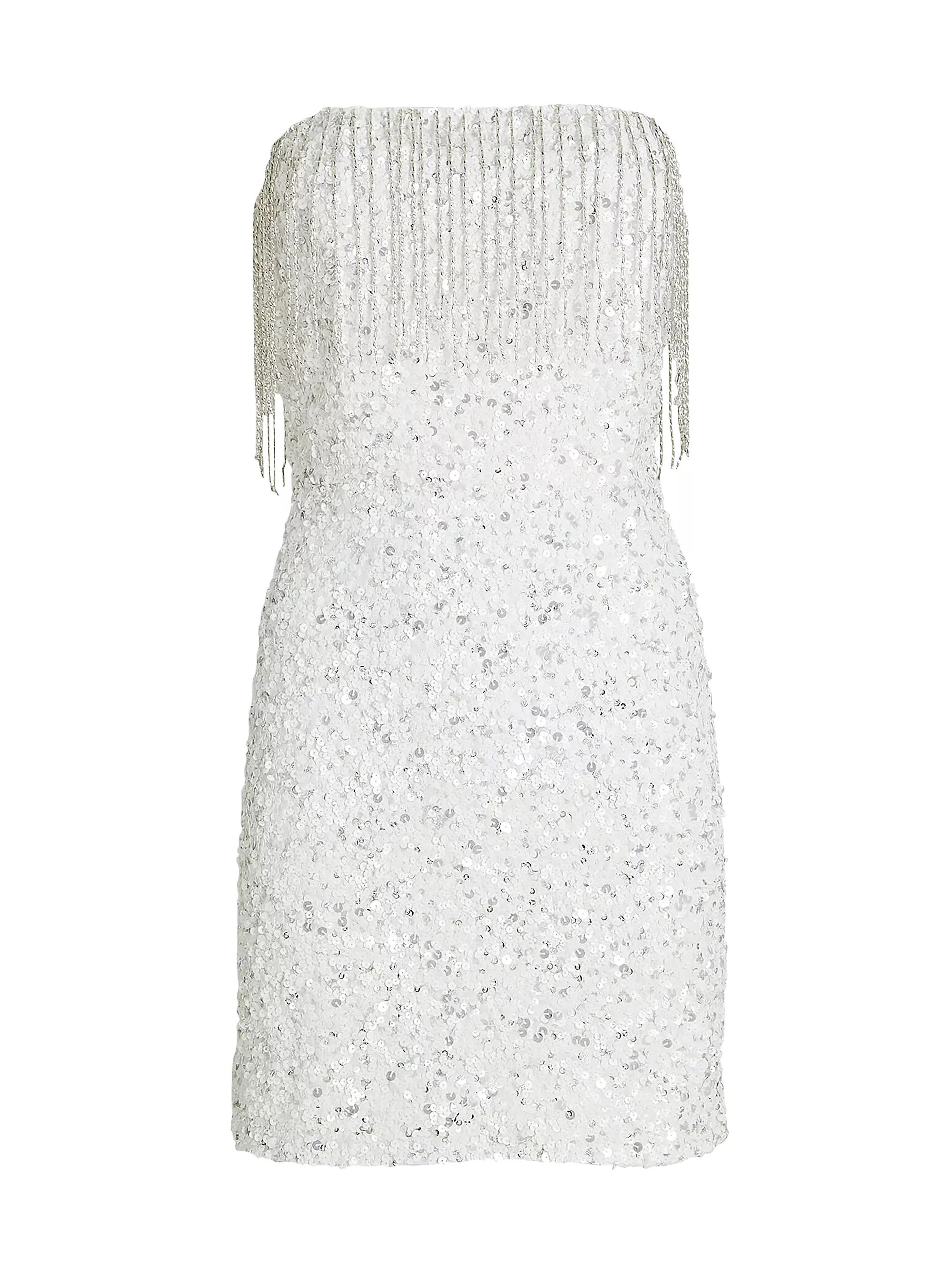 Cassandra Sequin Fringe Dress | Saks Fifth Avenue