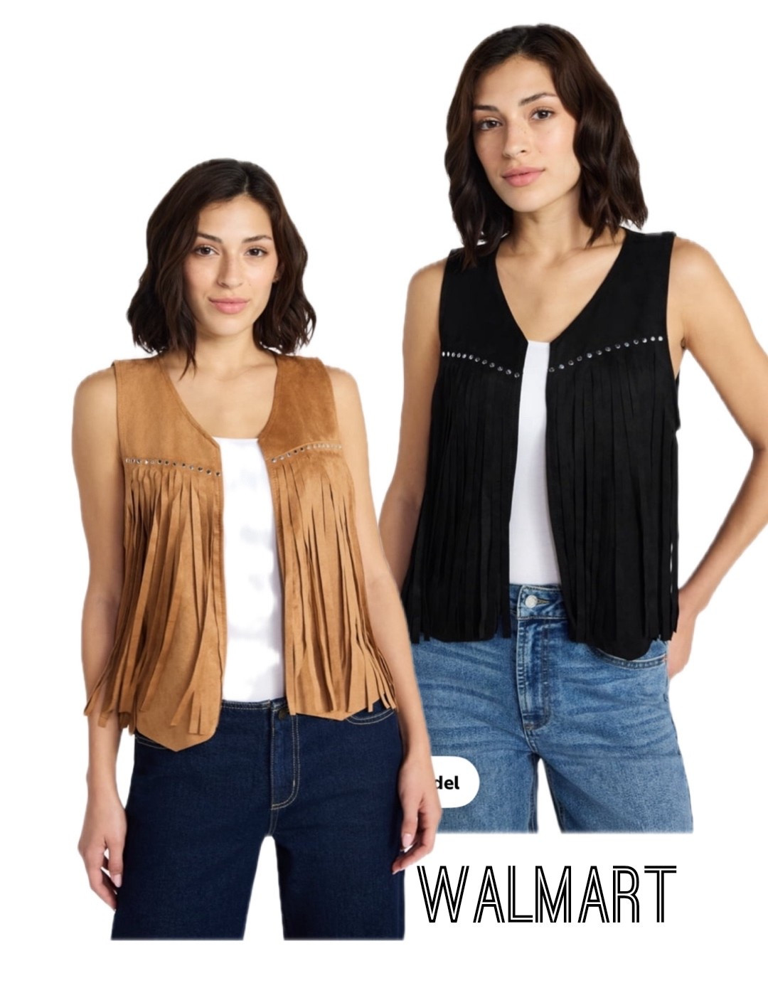 Madden NYC Women's Faux Suede Fringe Studded Vest

#LTKstyletip #LTKfindsunder50