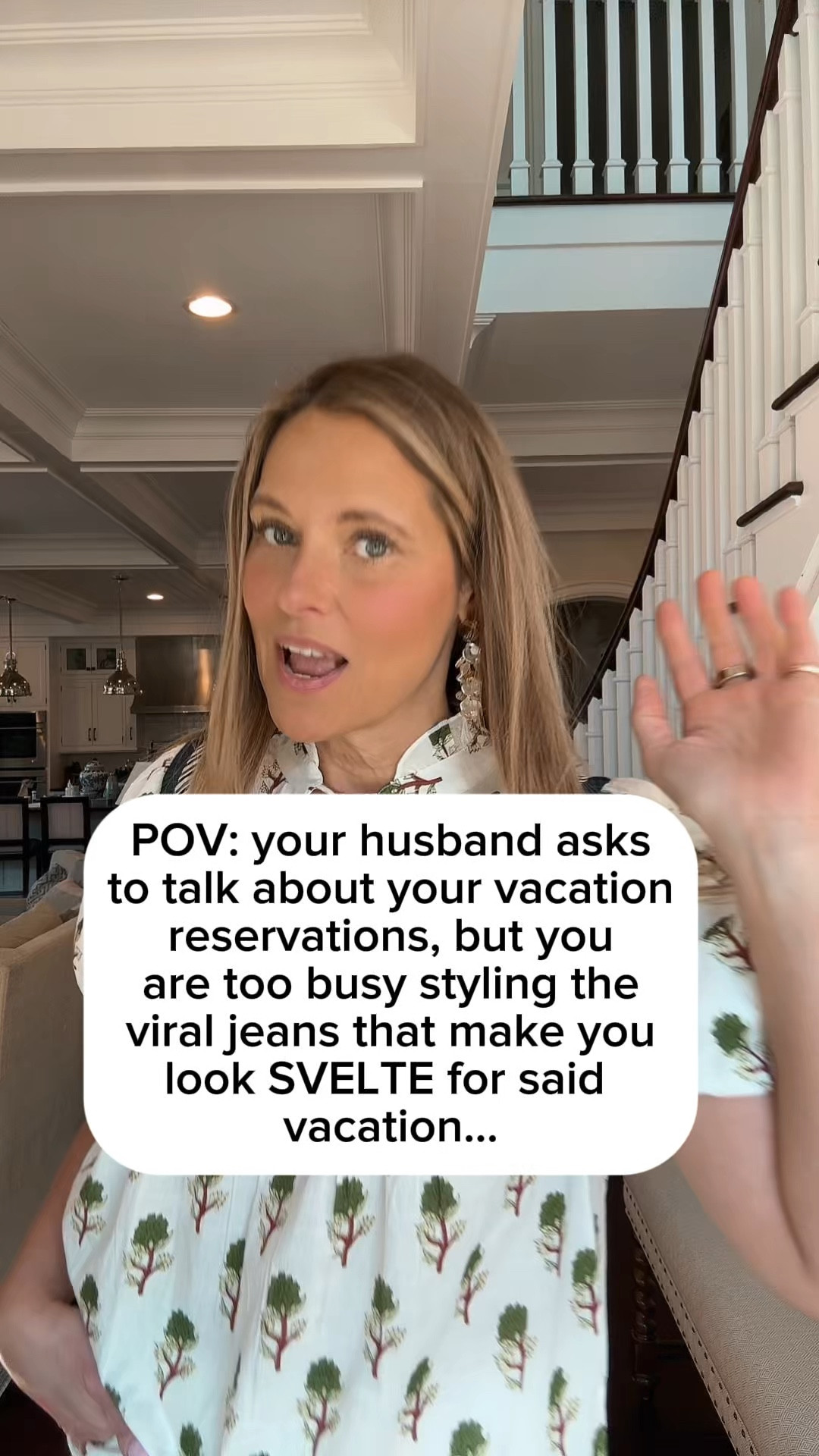 Who makes the reservations in your family?

I’m a more wing kind of girl on vacation. He likes to plan ahead.

Wearing size 30 in the wren jeans and size medium in all the cute tops!

#LTKOver40 #LTKootd #LTKdayinmylife