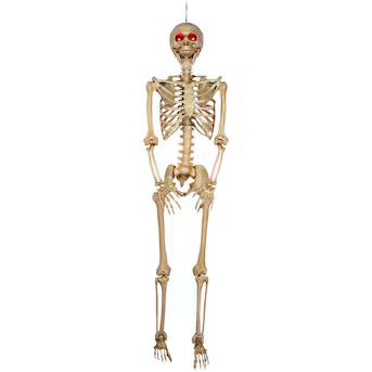 Haunted Living 61.42-in Lighted Skeleton Hanging Decoration | Lowe's