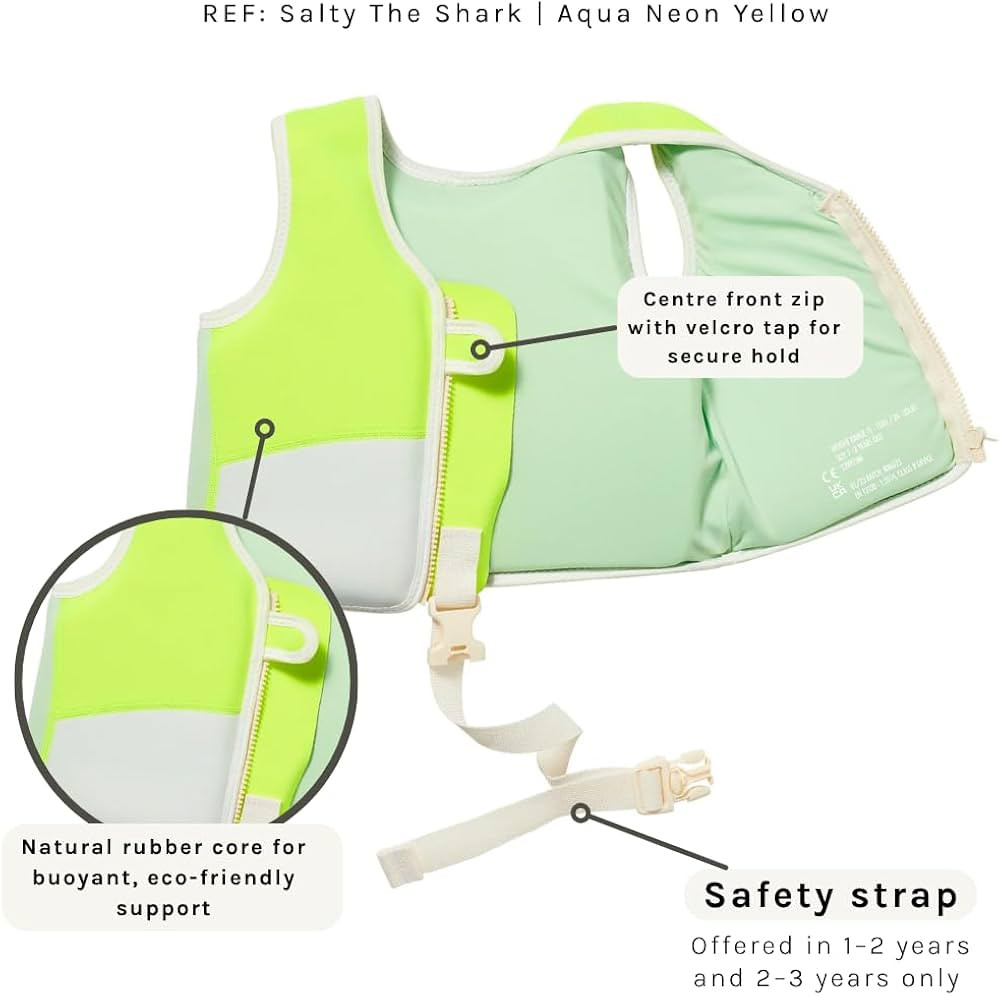 SUNNYLiFE Swim Vest - Constructed with Neoprene Plus a Secure Front Zip and Develop Water Confide... | Amazon (US)