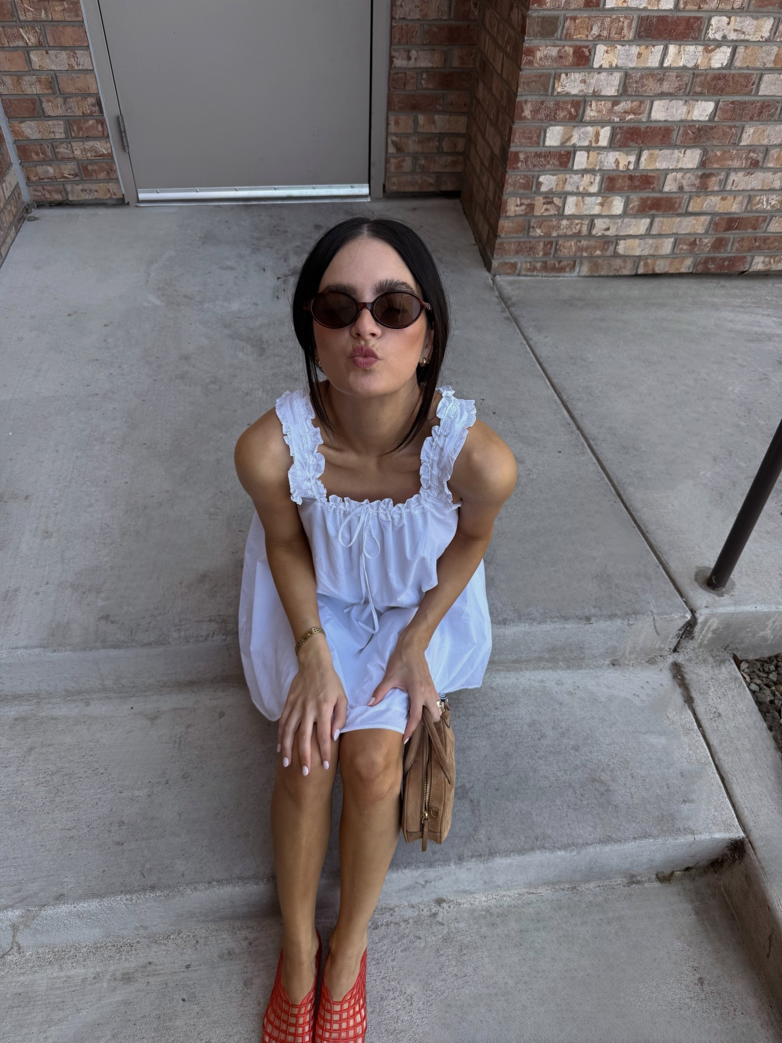 White mini dress jelly shoes 

#LTKShoeCrush #LTKFindsUnder100 #LTKStyleTip