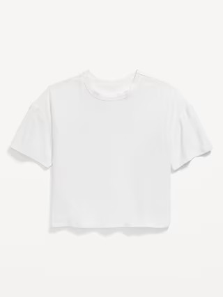 Cloud 94 Soft Go-Dry Cool Cropped T-Shirt for Girls | Old Navy (US)