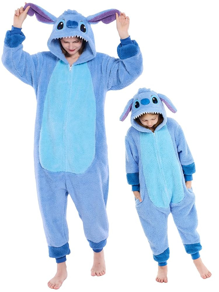 GONAAP Adult Onesie Pajamas Sherpa Animal One Piece Cosplay Costume for Women Men | Amazon (US)