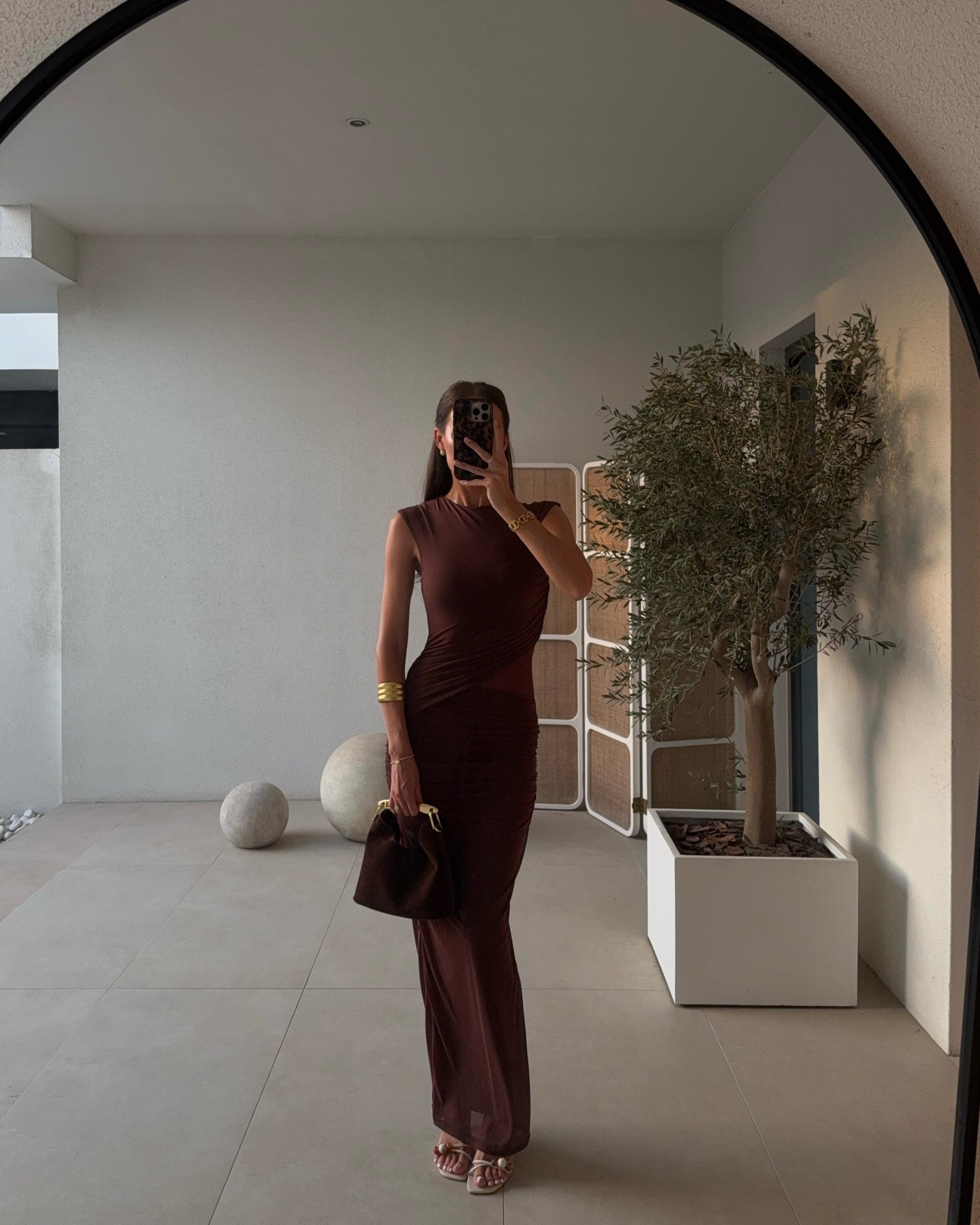 Chocolate brown for date night 🤎 

Maxi dress, dinner, date night, dubai style, winter sun, evening look 

#LTKstyletip #LTKpartywear #LTKdresses