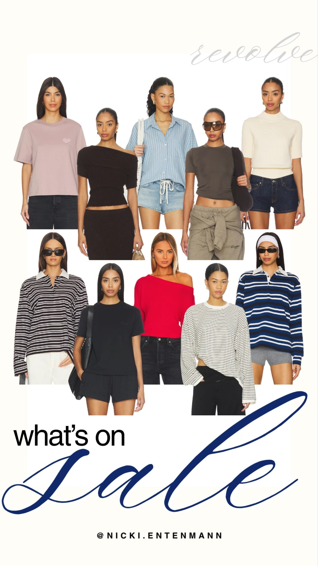 Shop selected tops on sale now at Revolve to upgrade your fall wardrobe. This chic roundup features preppy striped rugby shirts, off-the-shoulder knits, relaxed button-downs, and elevated neutral tees. It is the perfect opportunity to stock up on versatile tops for effortless everyday layering.

#revolve #revolvesale #revolvetops #fallfashion #salealert #shoppingdeal #preppycasual 

 #LTKNYFW #LTKootd #LTKSaleAlert