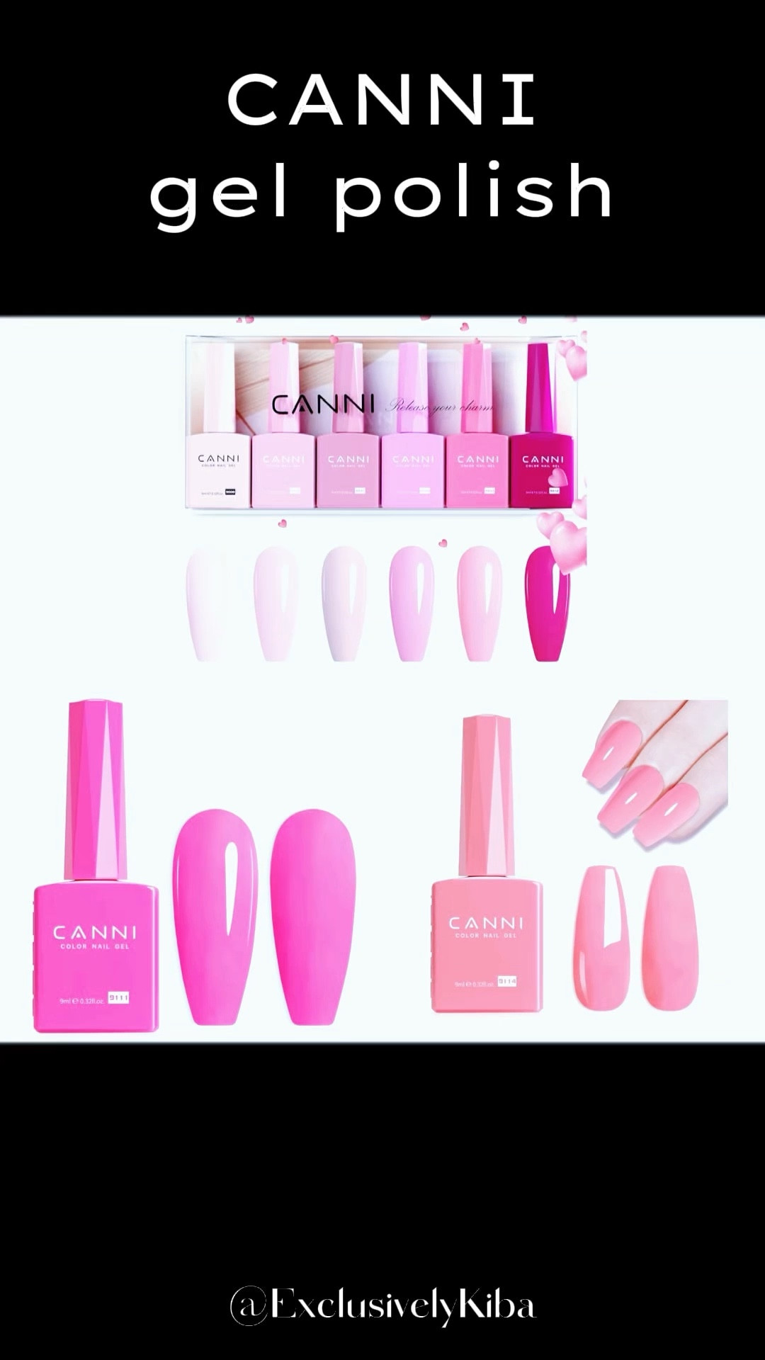 Pretty in pink… but make it options. 💕

I’ve been getting more into pink shades lately, so I picked up this set from CANNI as an affordable way to test out a few tones. I did 2 coats of gel + a top coat on the sample nails and the color payoff is so good!

Now the real question… which shade should I try first? 👀

#gelpolish #pinknails #nailinspo #diygelnails #Canni

#LTKBeauty #LTKselfcare #LTKSeasonal