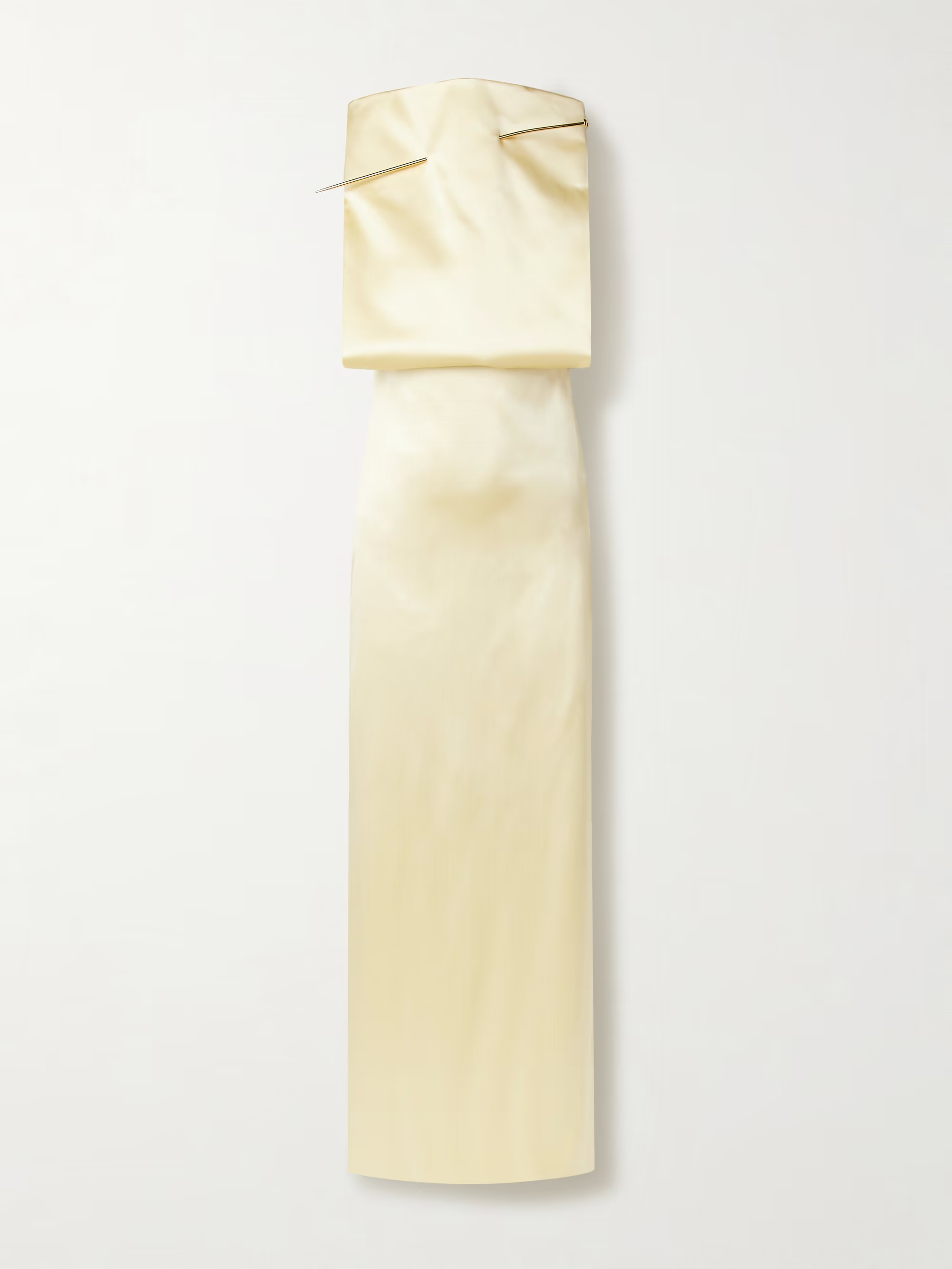 Open-back embellished silk-blend satin midi dress | NET-A-PORTER (US)