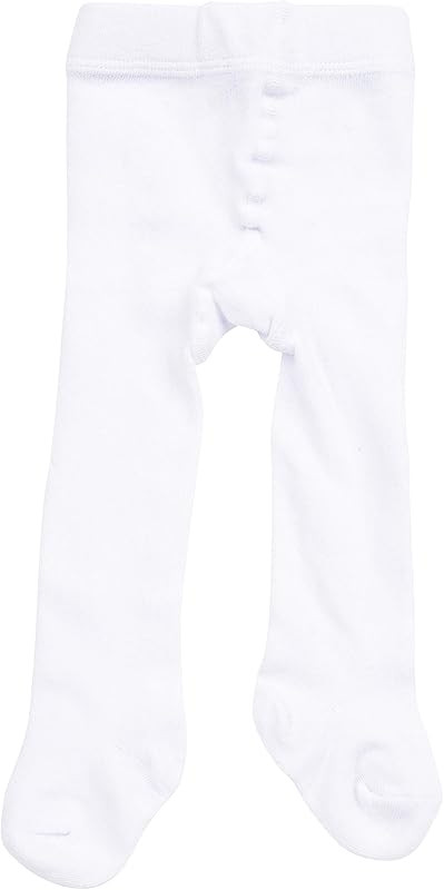 Silky Toes Luxurious Baby Girl Organic Cotton Tights / 1 Pk Cable Knit Footed Leggings | Amazon (US)