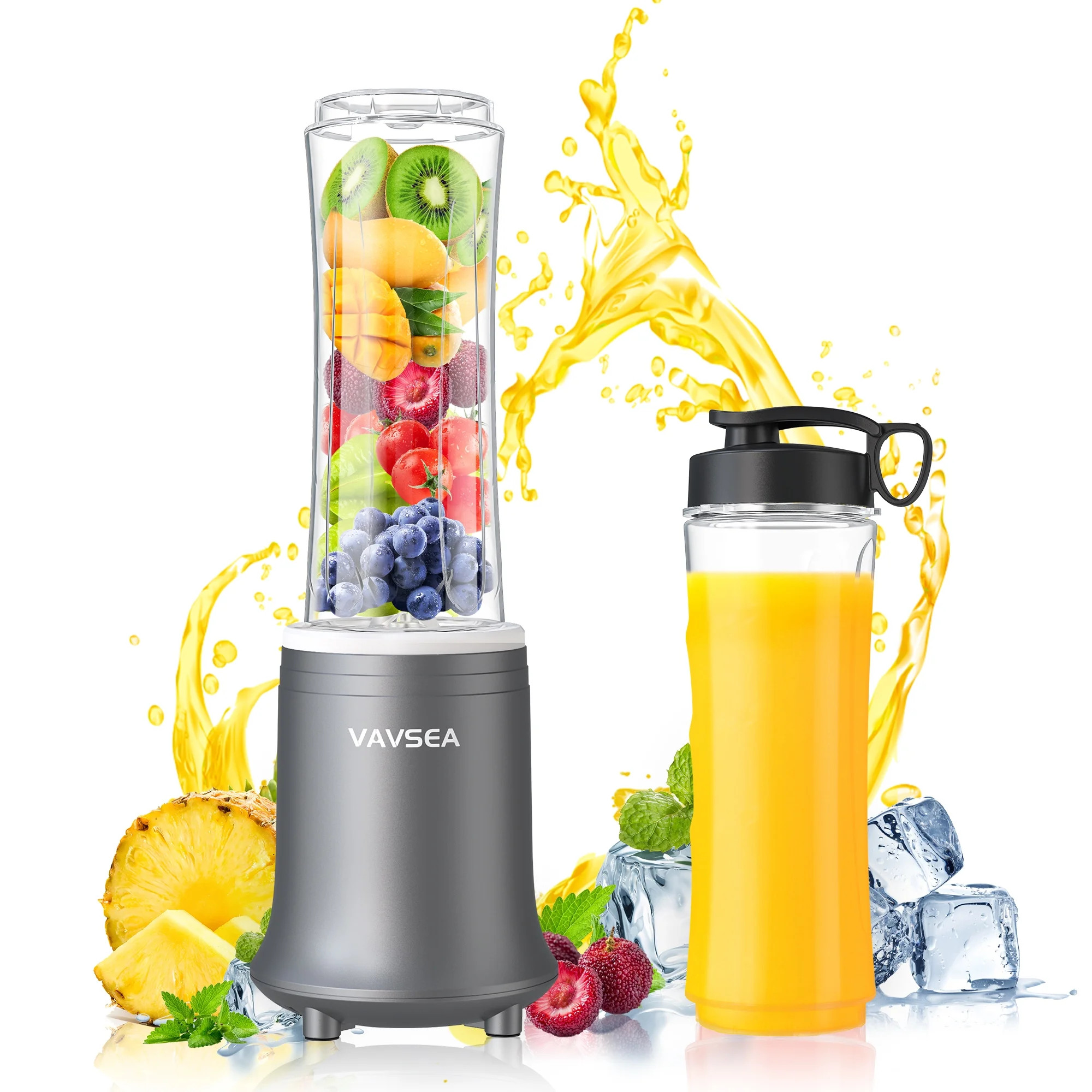 VAVSEA Portable Blender, Personal Blender for Shakes and Smoothies, BPA-Free 20oz Mini Blender wi... | Walmart (US)