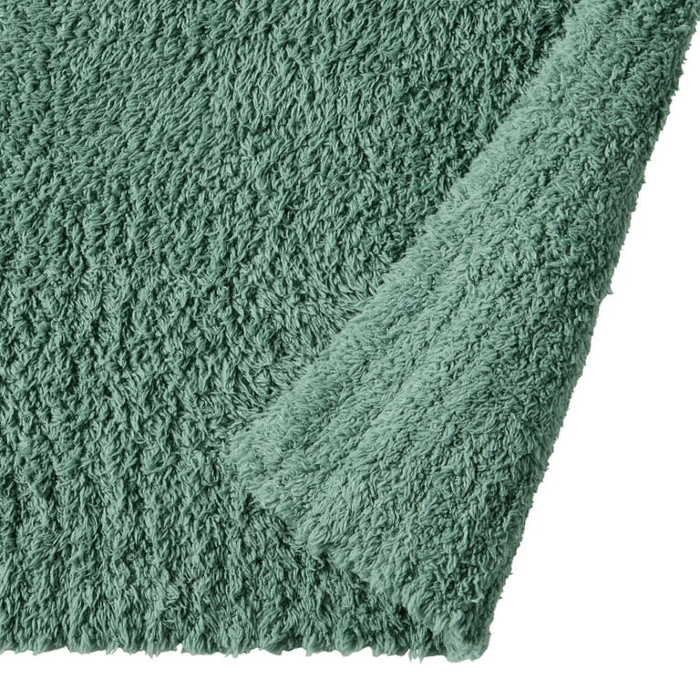 Better Homes & Gardens Cozy Knit Throw, Green Ash, 50x72" | Walmart (US)