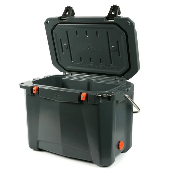 Ozark Trail 26 Quart High Performance Roto-Molded Cooler with Microban®, Gray | Walmart (US)