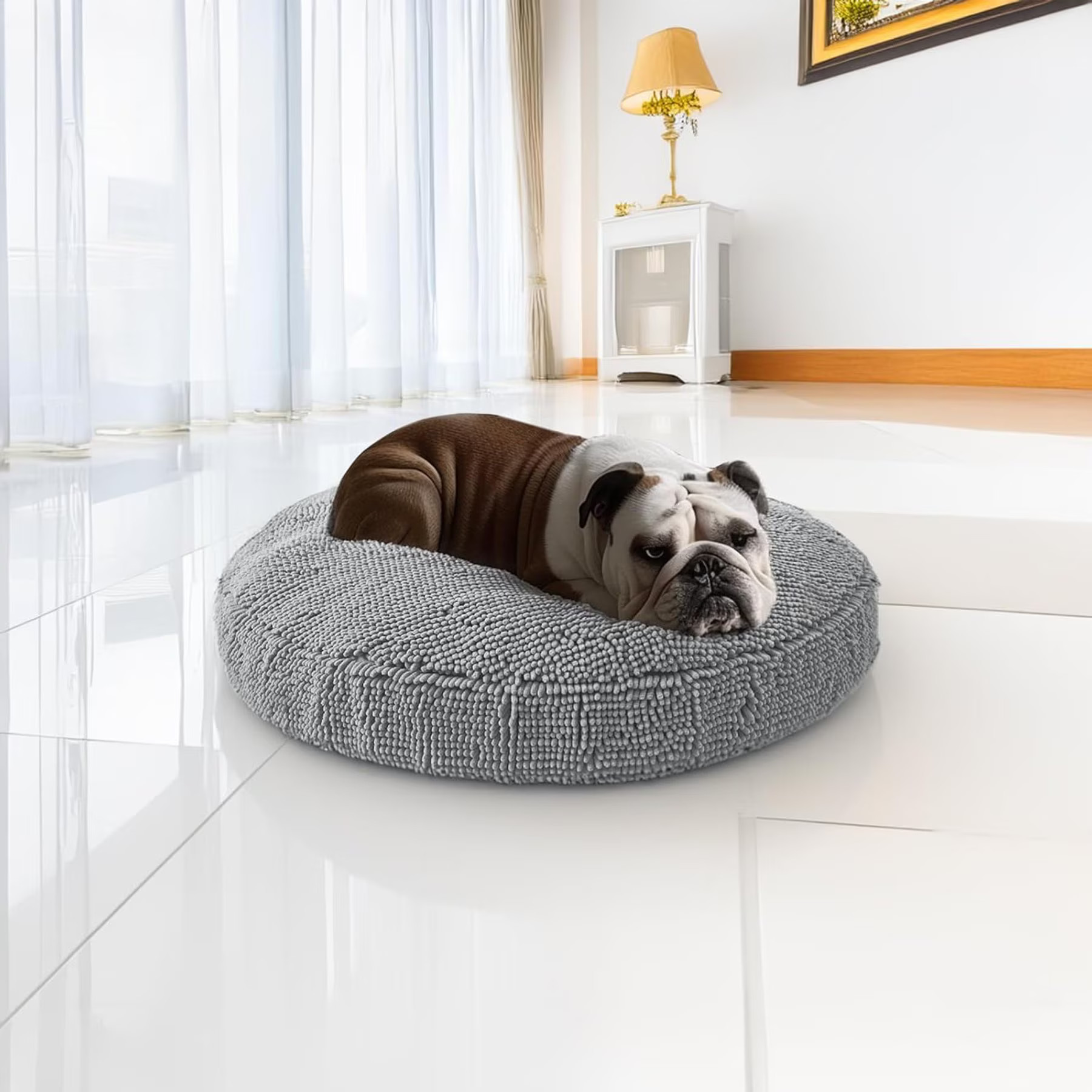 Muddy Mat Cloud K-9 Dog Bed with Removable Cover, Grey, Small | Chewy