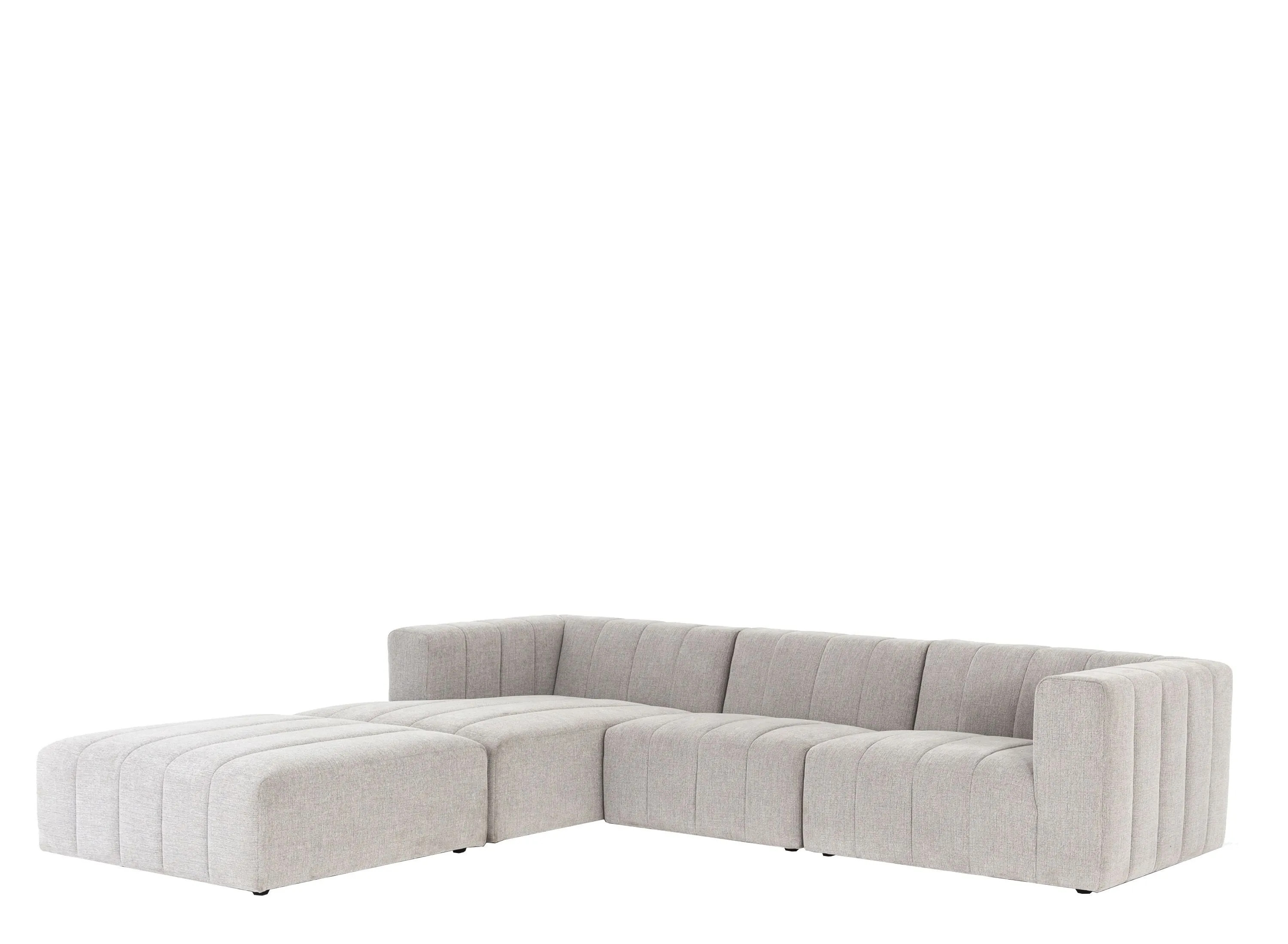 Sparrow 4-pc. Modular Sectional Sofa w/ Ottoman | Raymour & Flanigan