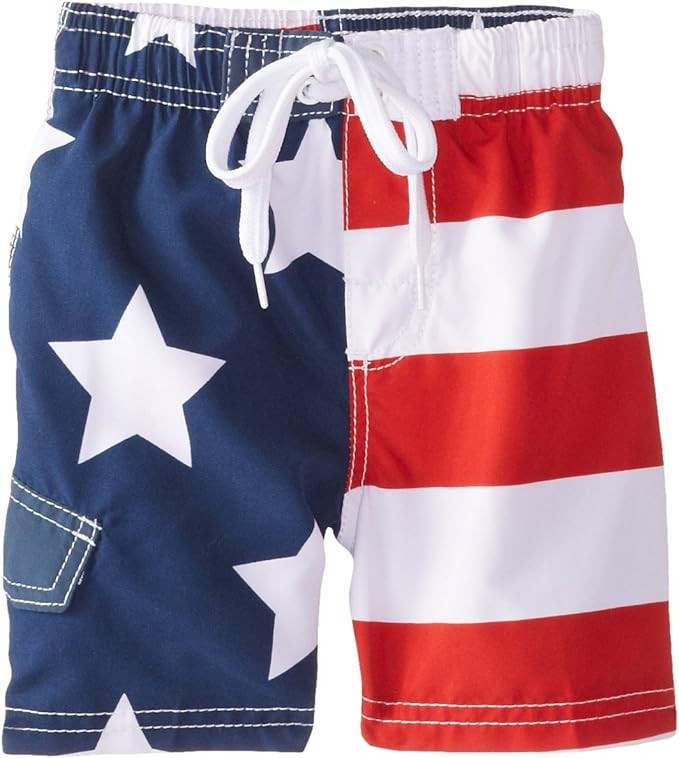 Kanu Surf Boys' American Flag Swim Trunk | Amazon (US)