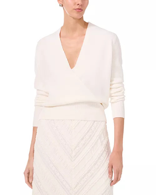 1.STATE Cross Front Long Sleeve Sweater  | Bloomingdale's Women | Bloomingdale's (US)
