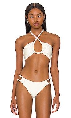 Shani Shemer Isabelle Bikini Top in Vanilla from Revolve.com | Revolve Clothing (Global)