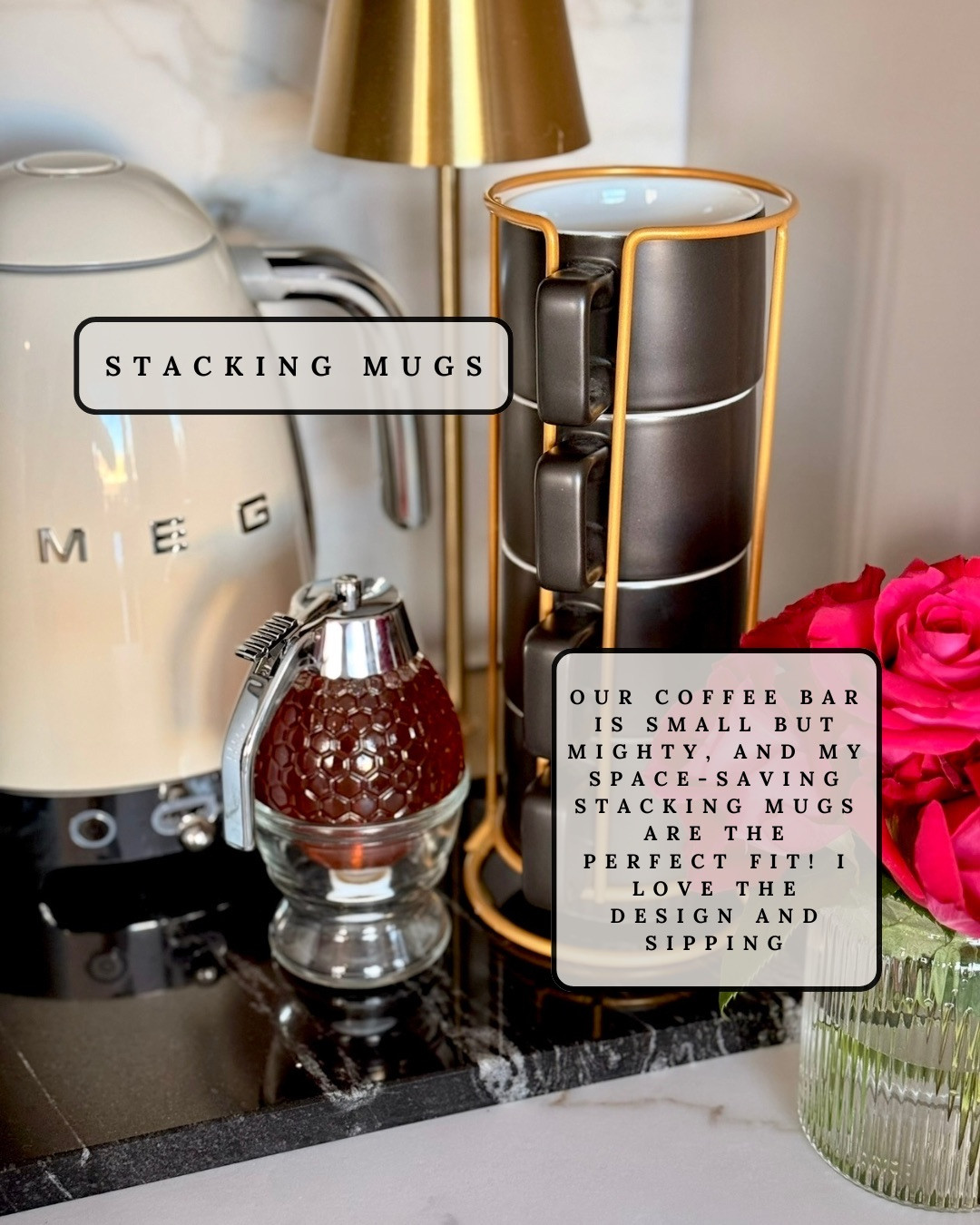 These STACKING MUGS are perfect for small coffee bars or kitchens. I love how they save space while still looking sleek and elevated on the counter. The design is clean, functional, and makes your coffee setup feel instantly more styled.

#Amazon #TheHillaryStyle #AmazonHome #CoffeeBarInspo #KitchenEssentials #SpaceSaving #ModernHome #HomeUpgrade #AmazonFinds #CozyHome 

 #LTKU #LTKOver40 #LTKHome