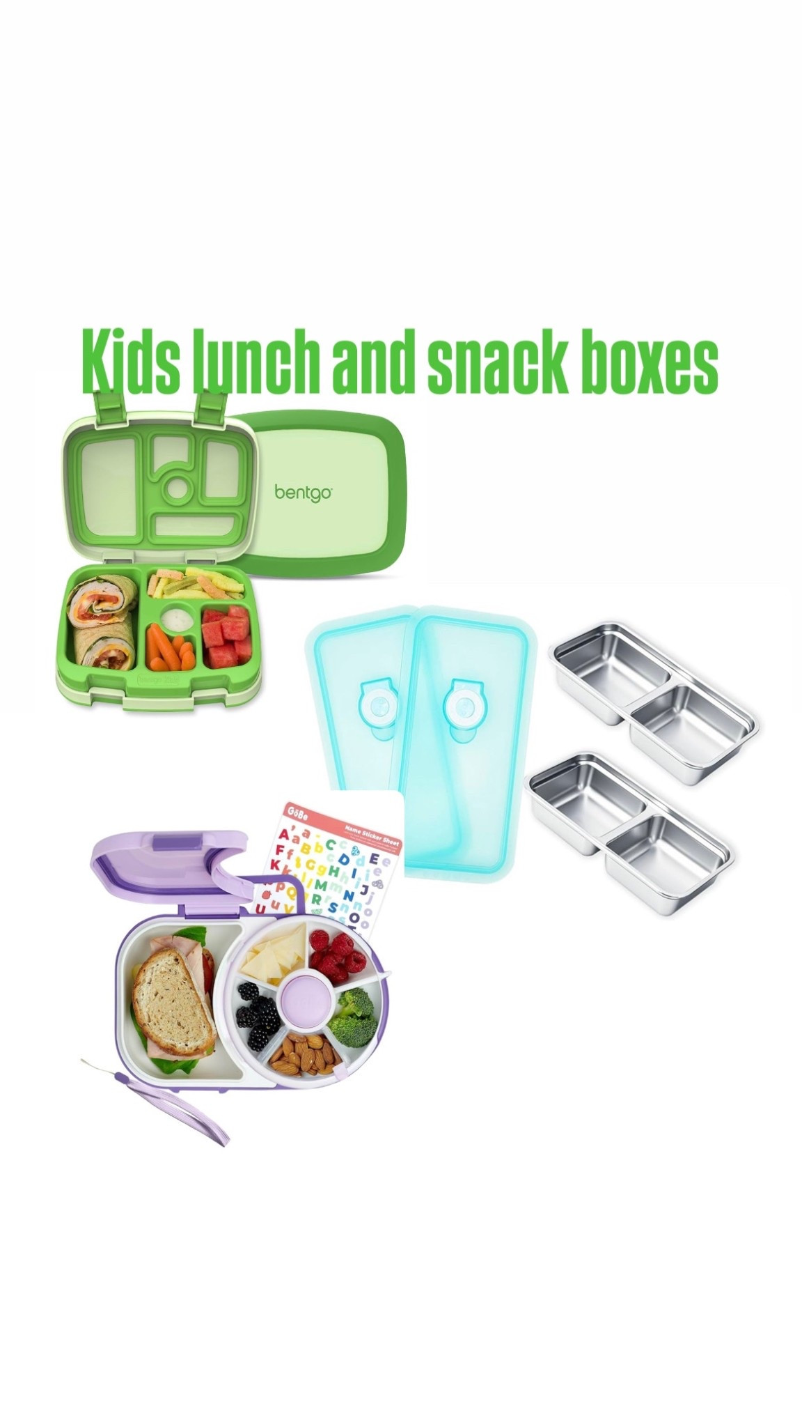 Kids lunch and snack boxes on Amazon sale 

#LTKTravel #LTKSaleAlert #LTKKids