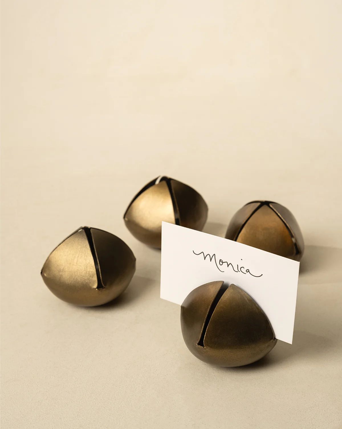 Metal Bell Place Card Holders (Set of 4) | McGee & Co. (US)