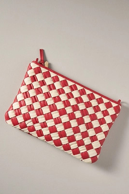 Clare V. Puffy Woven Flat Clutch | Anthropologie (US)