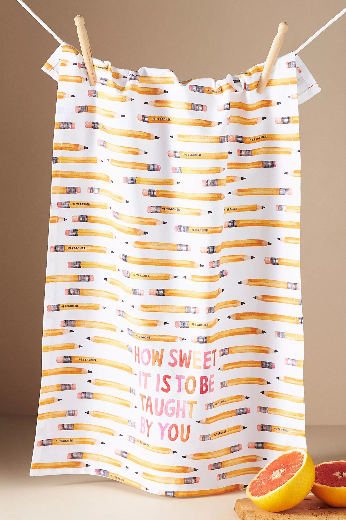 Teacher Appreciation Dish Towel | Anthropologie (US)