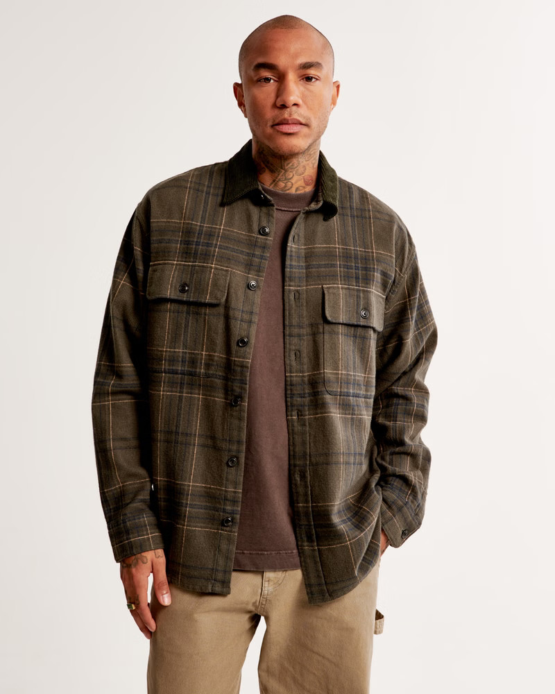 90s Oversized Flannel | Abercrombie & Fitch (US)