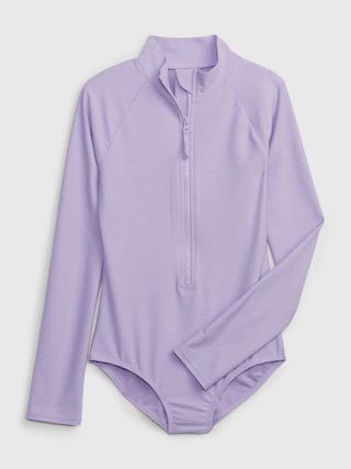 Kids Recycled Rash Guard Swim One-Piece | Gap (US)