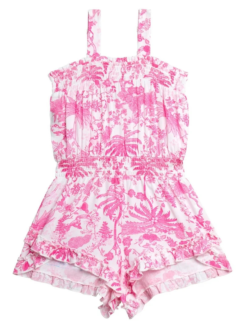Jessica Simpson Girls' Coverup Romper, Sizes 4-16 | Walmart (US)