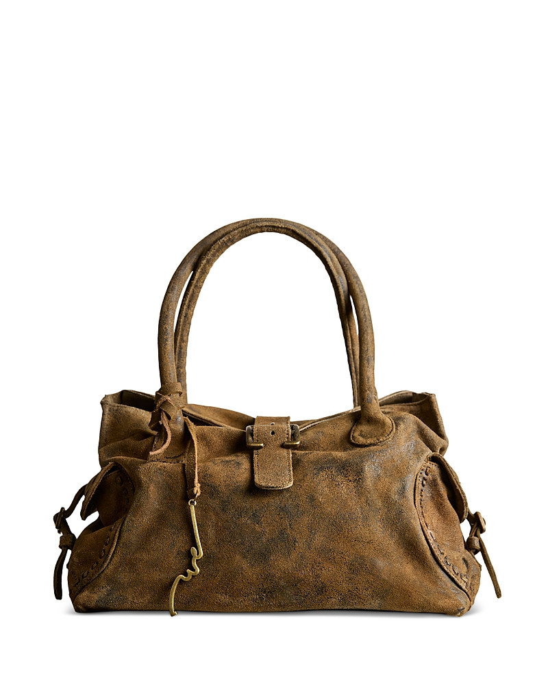 Free People WTF Austin Small Nubuck Leather Shoulder Bag | Bloomingdale's Handbags | Bloomingdale's (US)