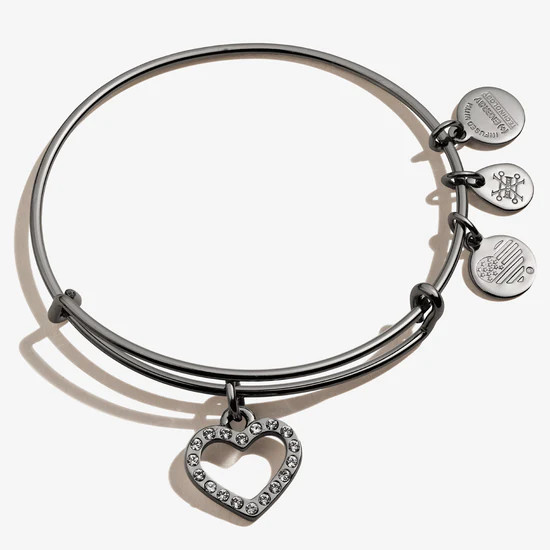 Pavé Heart Charm Bangle - Alex and Ani | Alex and Ani