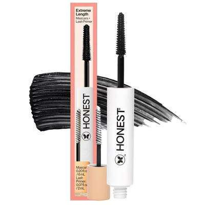 Honest Beauty Extreme Length 2-in-1 Mascara and Lash Primer with Jojoba Esters - 0.27 fl oz | Target