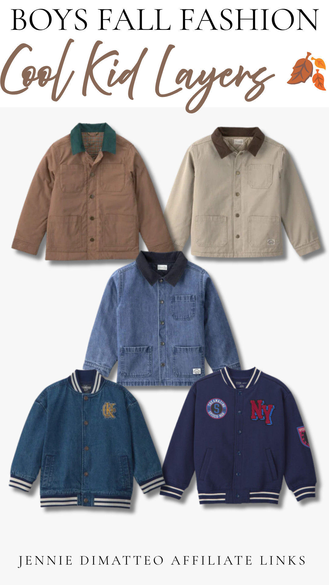 The coolest little layers for fall 🍂🤎 Loving all the barn jackets, denim + varsity styles for boys this season!

#BoysFallFashion #BoysStyle #KidsFallFashion #FallFashion #FallLayers #BoysOutfits #KidsStyle #FallJackets #LTKKids #LTKFamily #LTKSeasonal 

 #LTKootd #LTKBaby #LTKKids