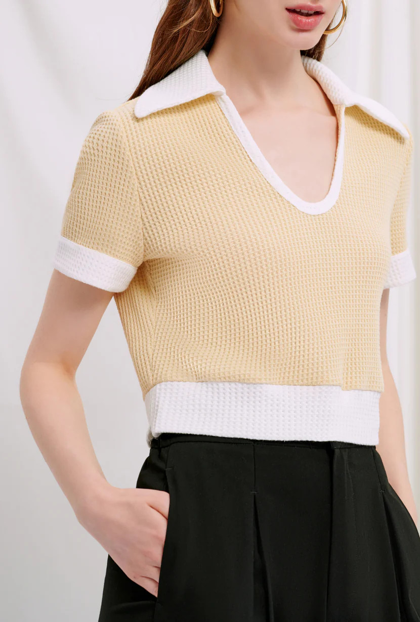 Corinna Top - Light Yellow | Petite Studio NYC