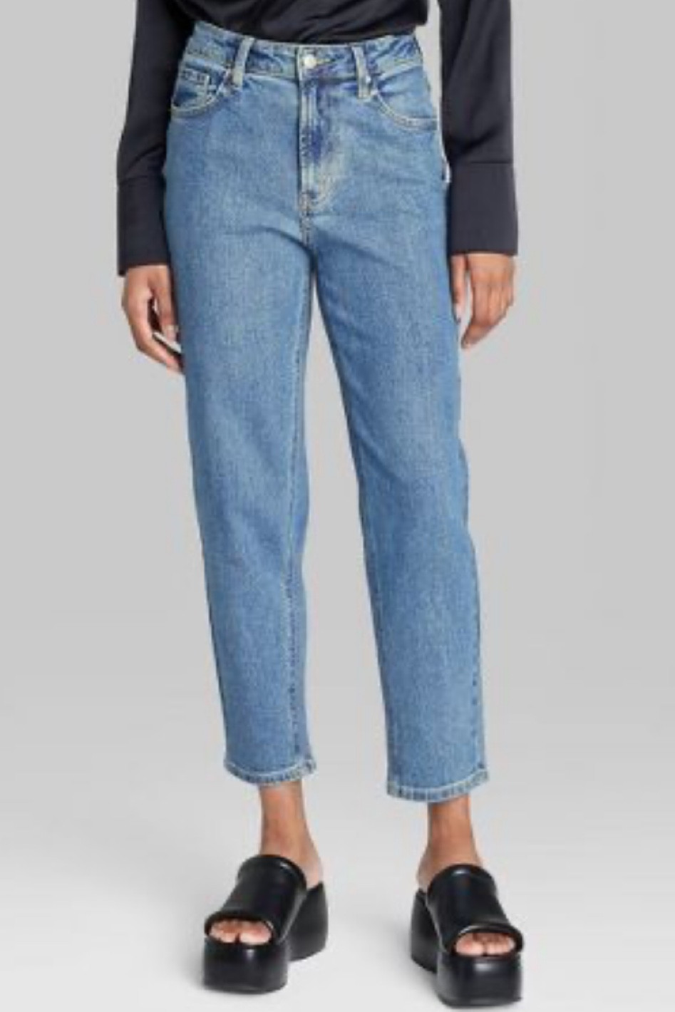 Target wild fable jeans are on sale for $20! 

These are the perfect color and fit true to size. 

Women’s jeans, target, wild fable, straight leg jeans 

#LTKfindsunder50 #LTKU #LTKGiftGuide