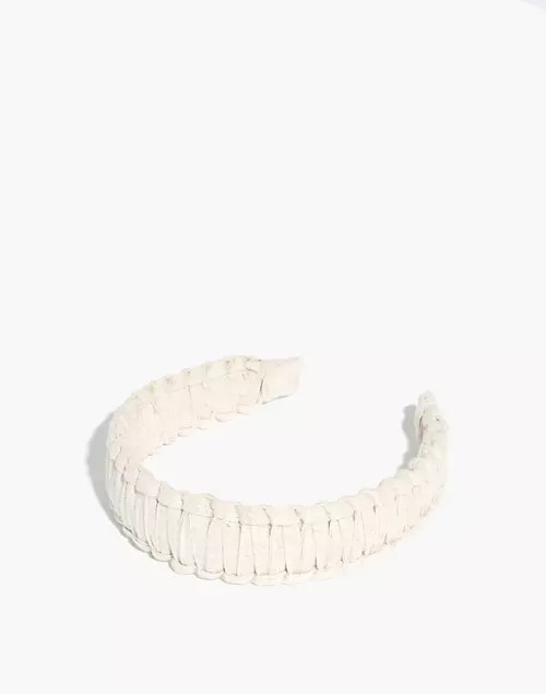 Macramé Linen Headband | Madewell
