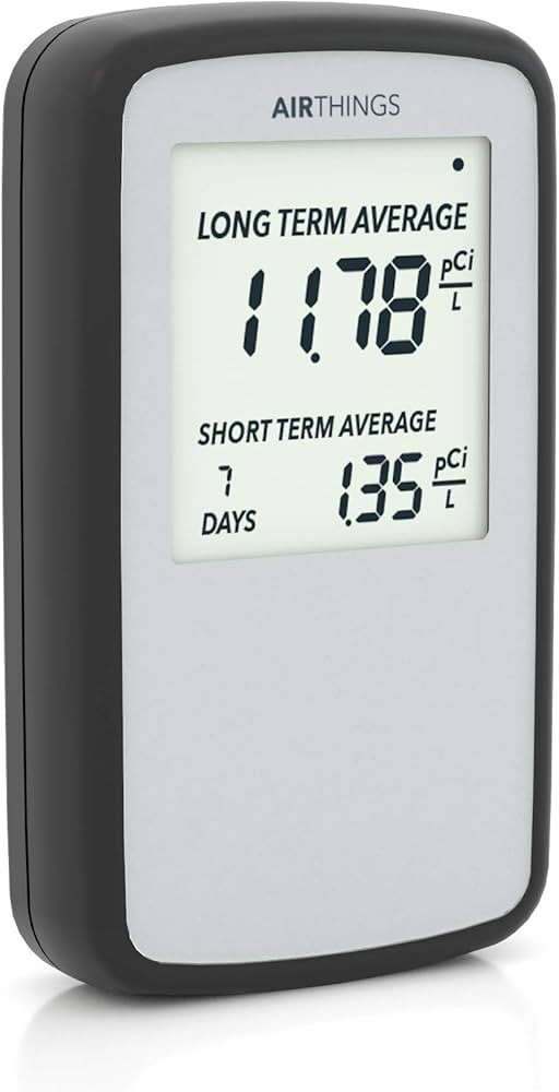Airthings Corentium Home Radon Detector 223 Portable, Lightweight, Easy-to-Use, (3) AAA Battery O... | Amazon (US)