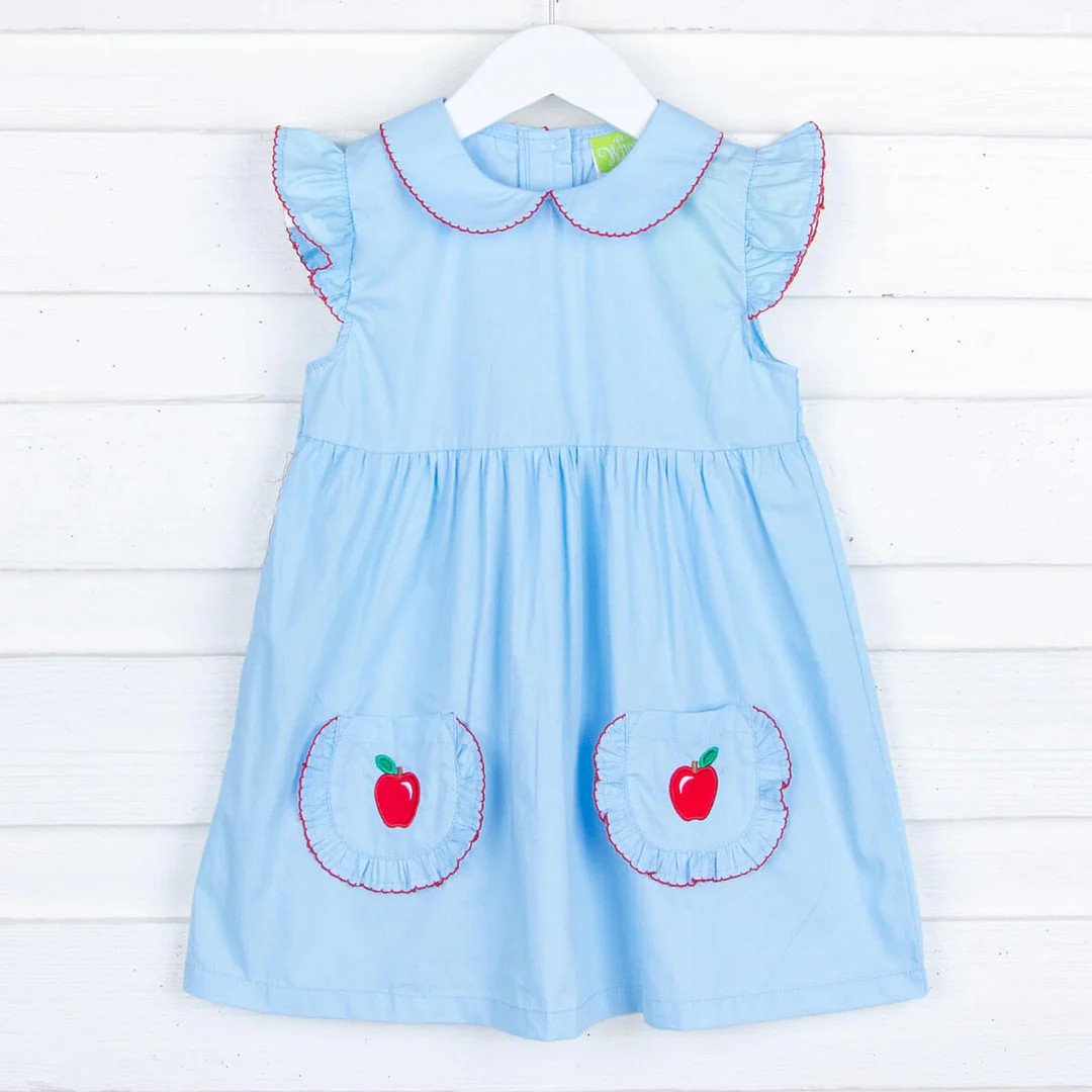 Apple Caroline Blue Dress | Classic Whimsy