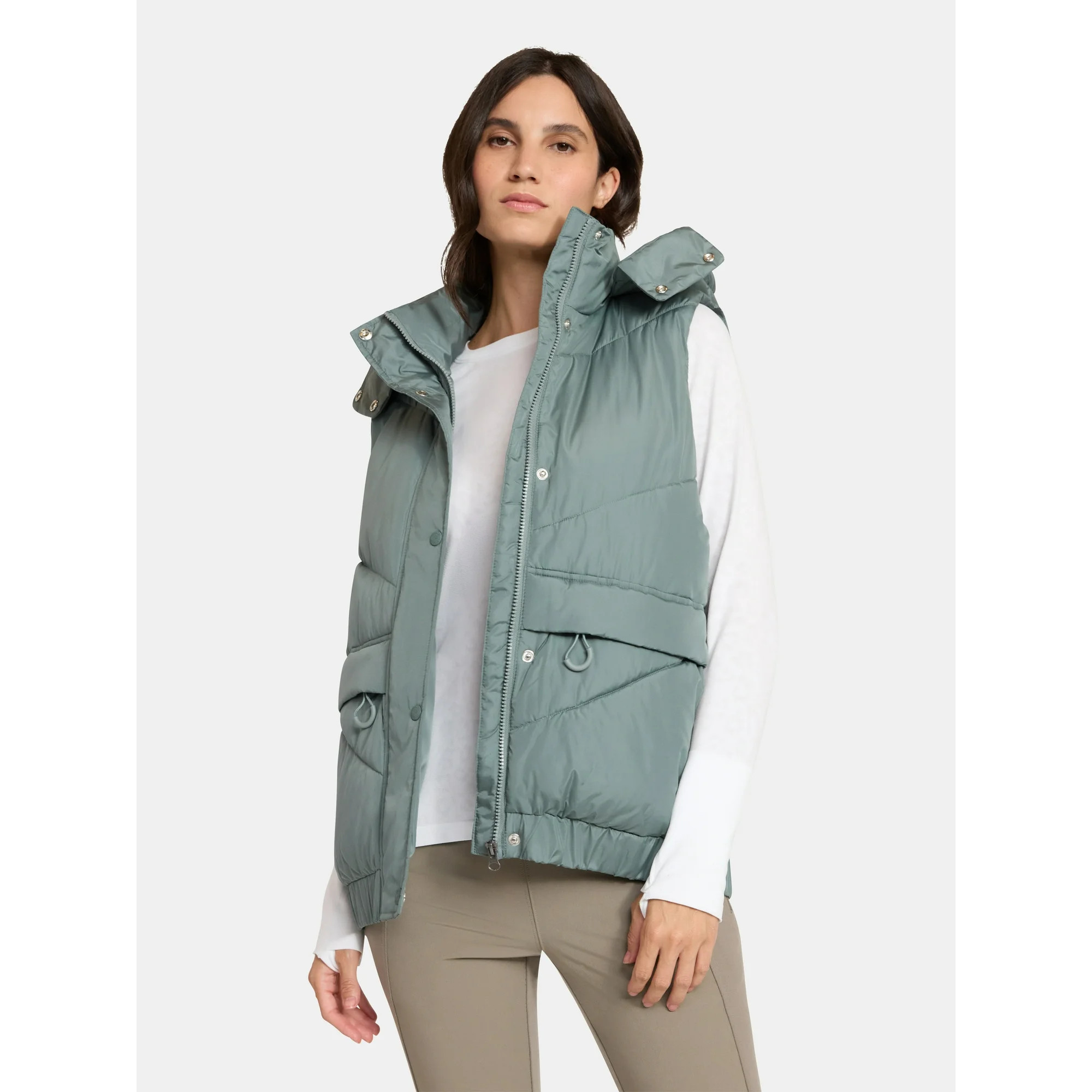 Ozark Trail Women's and Women's Plus Mid Length Vest, Sizes XS-2X - Walmart.com | Walmart (US)